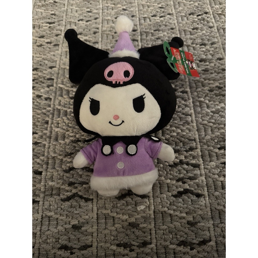 Hello Kitty and Friends Holiday plush 11" Kuromi. NWT